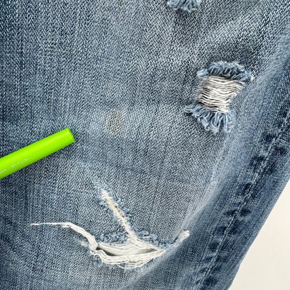 BKE Carter Jeans Mens 32 (32x31 ACTUAL) Bootcut Blue Denim Distressed UTILITY - Picture 8 of 14